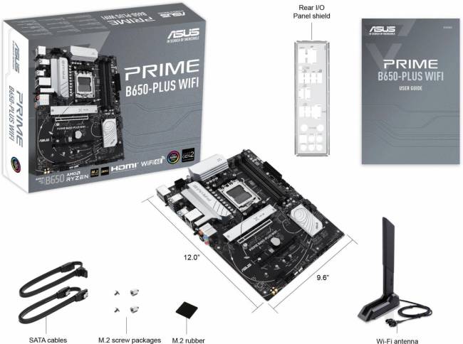 Материнская плата ASUS PRIME B650-PLUS WIFI — для бизнеса и офиса