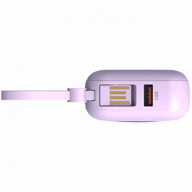 Портативный аккумулятор TOLT Lit LT-LM10T, 10000mAh, 22,5W, fast charging and PD, violet TÖLT LT-LM10T — для бизнеса и офиса Портативный аккумулятор TOLT Lit LT-LM10T, 10000mAh, 22,5W, fast charging and PD, violet TÖLT LT-LM10T — для бизнеса и офиса
