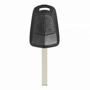 Корпус ключа OPEL 2 кнопки OP-11 HU100, с лого