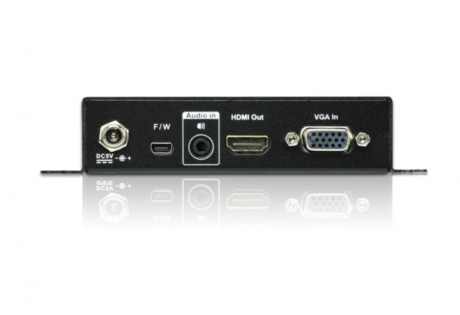 Конвертер с возможностью масштабирования, VGA+AUDIO=>HDMI, HD-DB15+MIM-JACK>HDMI, Female, Б.П. 5.3V, (1920x1200 DDC2B 1080p) ATEN VGA (f) to HDMI (f) — для бизнеса и офиса Конвертер с возможностью масштабирования, VGA+AUDIO=>HDMI, HD-DB15+MIM-JACK>HDMI, Female, Б.П. 5.3V, (1920x1200 DDC2B 1080p) ATEN VGA (f) to HDMI (f) — для бизнеса и офиса