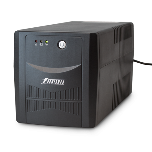 ИБП POWERMAN Back Pro 1050, линейно-интерактивный, 1050ВА, 600Вт, 4 евророзетки с резервным питанием, батарея 12В 7Ач 2 шт., 353мм х 149 мм х162мм, 7.9 кг. POWERMAN Back Pro 1050
