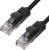 Greenconnect Патч-корд прямой, малодымный LSZH 2.0m UTP кат.5e, черный, 24 AWG, литой, ethernet high speed 1 Гбит/с, RJ45, T568B, GCR-50675 Greenconnect RJ45(m) - RJ45(m) Cat. 5e U/UTP LSZH 2м чёрный