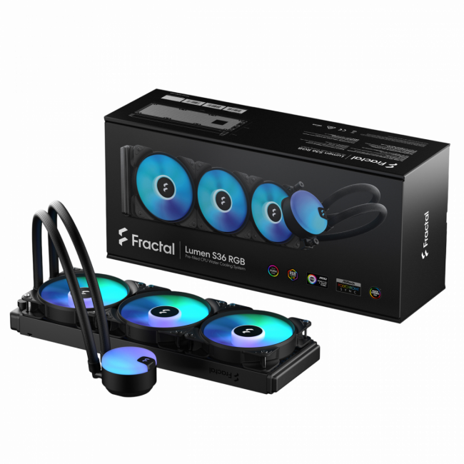 Система жидкостного охлаждения для ПК Fractal Design FD-W-L1-S3612 — для бизнеса и офиса Система жидкостного охлаждения для ПК Fractal Design FD-W-L1-S3612 — для бизнеса и офиса