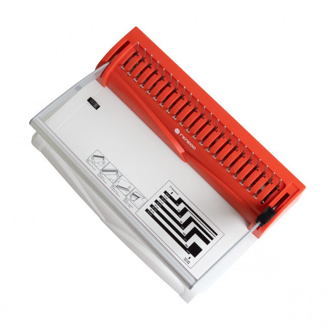 Переплетчик ГЕЛЕОС БП-13+ бело-красный Гелеос БП13пбк — для бизнеса и офиса