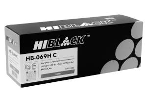 Картридж Hi-Black (HB-069H C) Canon i-Sensys LBP-673Cdw/MF752Cdw/MF754Cdw, C, 5,5K П/У