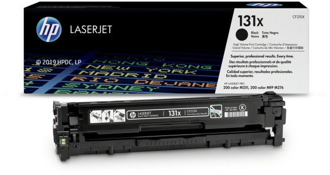Тонер-картридж HP 131X Black Original LaserJet Print Cartridge (CF210X) — для бизнеса и офиса