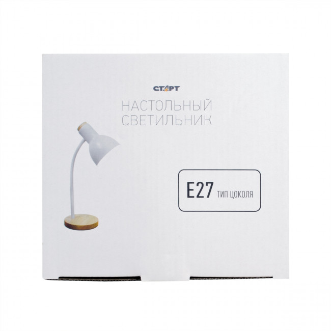Светильник настольный СТАРТ CT84 белый цоколь E27 Светильник настольный СТАРТ CT84 белый цоколь E27