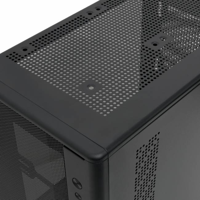 Корпус без блока питания HSPD M332-TGBK — для бизнеса и офиса Корпус без блока питания HSPD M332-TGBK — для бизнеса и офиса