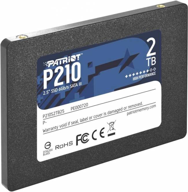 Накопитель SSD Patriot P210S2TB25 — для бизнеса и офиса