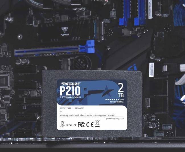 Накопитель SSD Patriot P210S2TB25 — для бизнеса и офиса