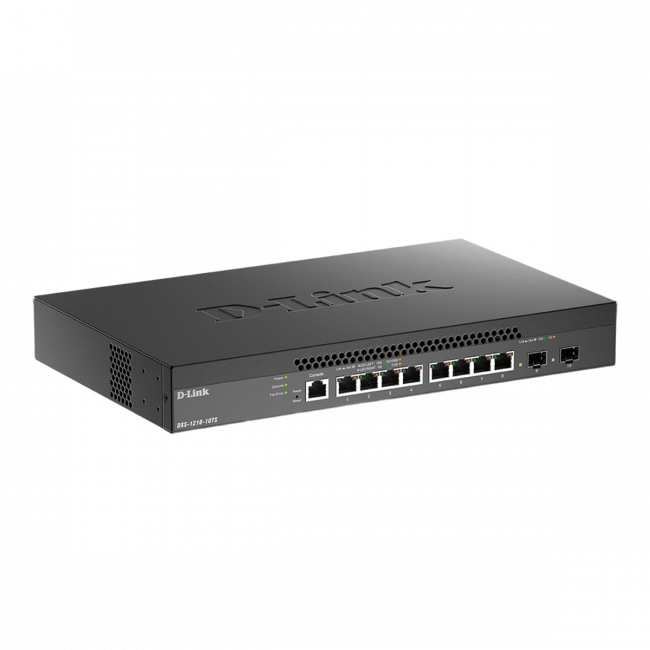 Управляемый коммутатор D-Link DXS-1210-10TS/B2A — для бизнеса и офиса