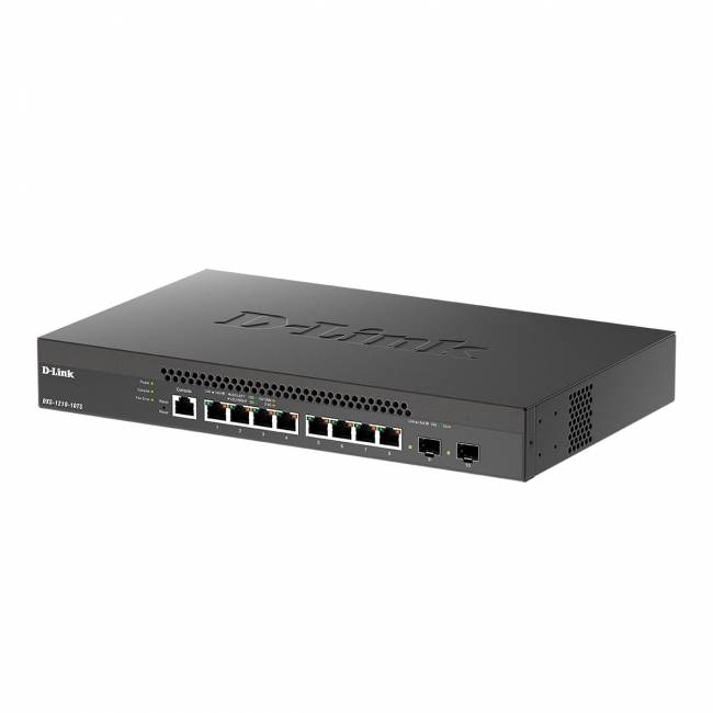 Управляемый коммутатор D-Link DXS-1210-10TS/B2A — для бизнеса и офиса