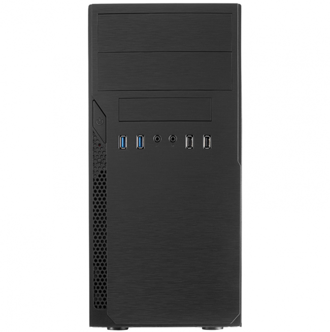 Корпус с блоком питания 450Вт. Foxline FL-628-FZ450R-U32-S — для бизнеса и офиса