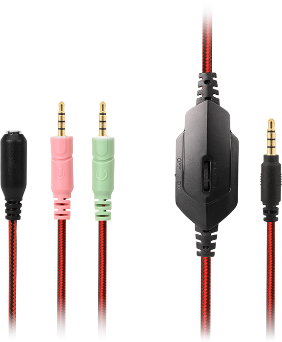 Игровые наушники с микрофоном SVEN AP-G886MV, черный-красный Sven AP-G886MV — для бизнеса и офиса