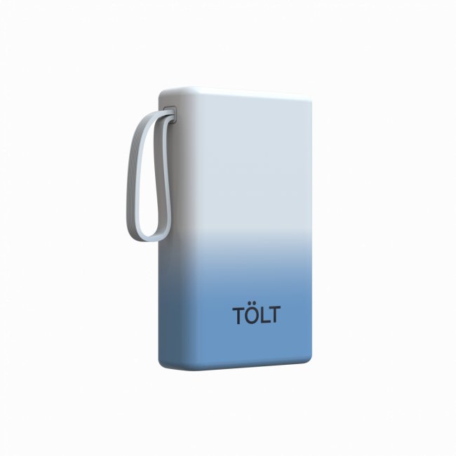 Портативный аккумулятор TOLT Lit LT-LN10Y, 10000mAh, 22,5W, fast charging and PD, gradient TÖLT LT-LN10Y — для бизнеса и офиса Портативный аккумулятор TOLT Lit LT-LN10Y, 10000mAh, 22,5W, fast charging and PD, gradient TÖLT LT-LN10Y — для бизнеса и офиса
