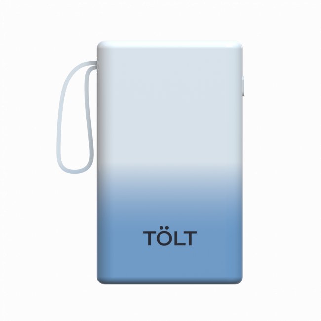 Портативный аккумулятор TOLT Lit LT-LN10Y, 10000mAh, 22,5W, fast charging and PD, gradient TÖLT LT-LN10Y — для бизнеса и офиса Портативный аккумулятор TOLT Lit LT-LN10Y, 10000mAh, 22,5W, fast charging and PD, gradient TÖLT LT-LN10Y — для бизнеса и офиса