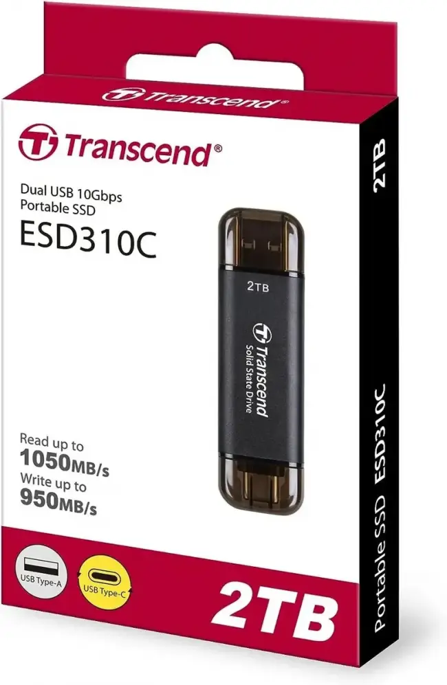 Флеш-накопитель Transcend TS2TESD310C — для бизнеса и офиса