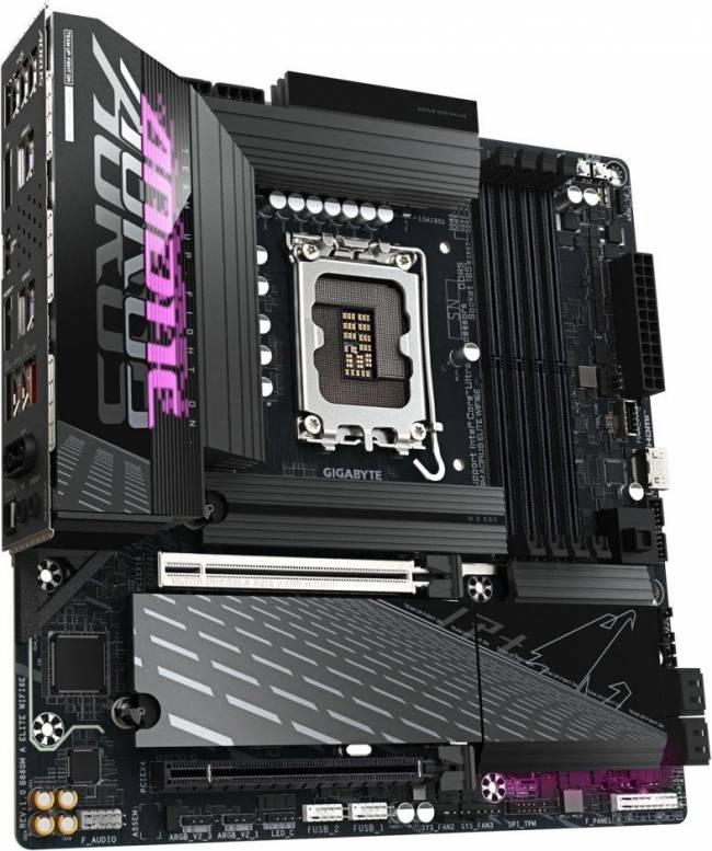 Материнская плата Gigabyte B860M A ELITE WIFI6E — для бизнеса и офиса