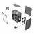 Корпус без блока питания HSPD M335-TGBK-ARGB — для бизнеса и офиса
