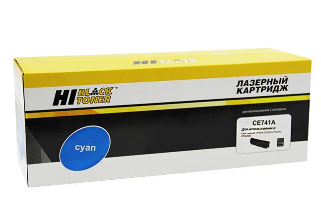Картридж Hi-Black (HB-CE741A) для HP CLJ CP5220/5225/5225n/5225dn, C, 7,3K — для бизнеса и офиса