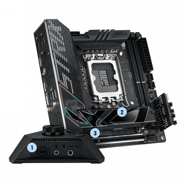 Материнская плата ASUS ROG STRIX Z790-I GAMING WIFI — для бизнеса и офиса