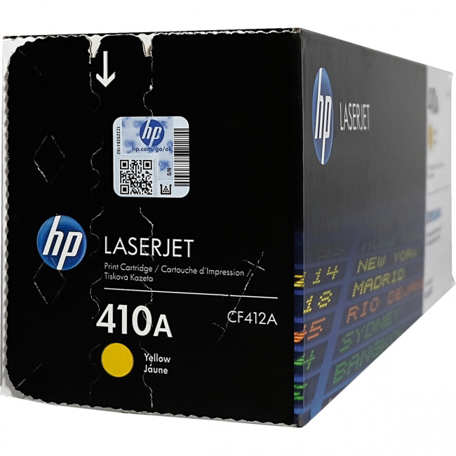 Тонер-картридж HP 410A Yellow Original LaserJet Toner Cartridge (CF412A) Тонер-картридж HP 410A Yellow Original LaserJet Toner Cartridge (CF412A)