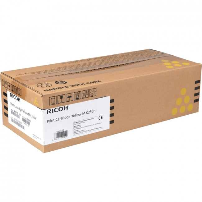 Print Cartridge Yellow M C250H Ricoh M C250H (408343) Print Cartridge Yellow M C250H Ricoh M C250H (408343)