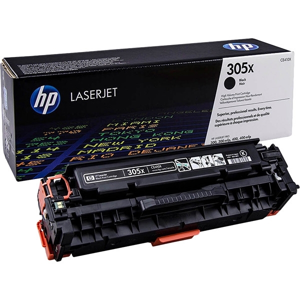 Тонер-картридж HP 305X Black Original LaserJet Toner Cartridge (CE410X) — для бизнеса и офиса