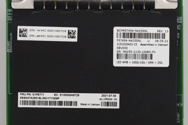 Сетевая карта Broadcom BCM957454-N425SNL — для бизнеса и офиса Сетевая карта Broadcom BCM957454-N425SNL — для бизнеса и офиса