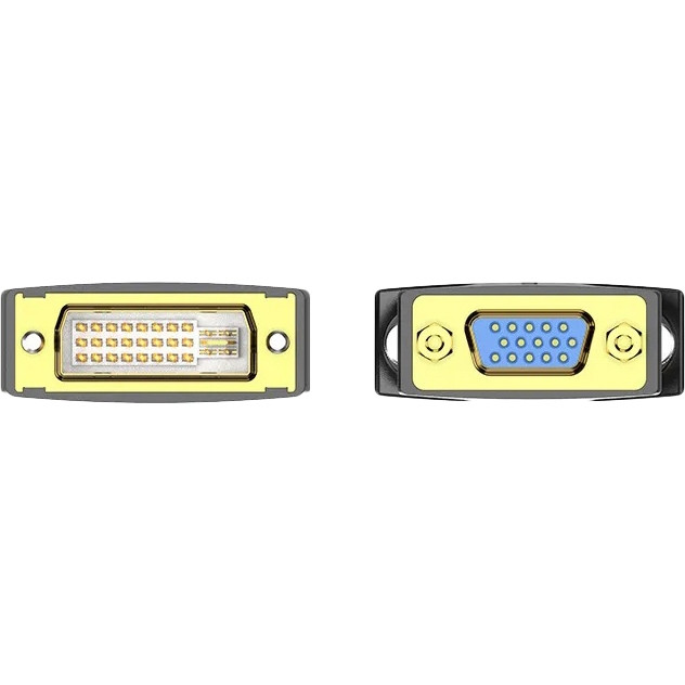 Адаптер-переходник Vention DVI-I 24+5M/ VGA 15F Адаптер-переходник Vention DVI-I 24+5M/VGA 15F (ECFB0)