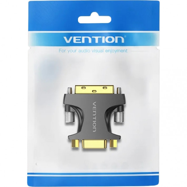 Адаптер-переходник Vention DVI-I 24+5M/ VGA 15F Адаптер-переходник Vention DVI-I 24+5M/VGA 15F (ECFB0)