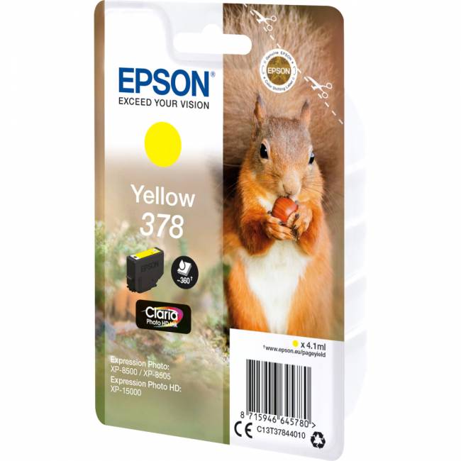 Картридж Epson 378 (C13T37844010) — для бизнеса и офиса