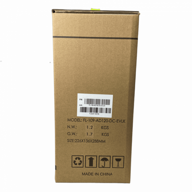 Корпус EVELK с блоком питания 120Вт Foxline FL-109-AD120-DC-EVLK — для бизнеса и офиса Корпус EVELK с блоком питания 120Вт Foxline FL-109-AD120-DC-EVLK — для бизнеса и офиса