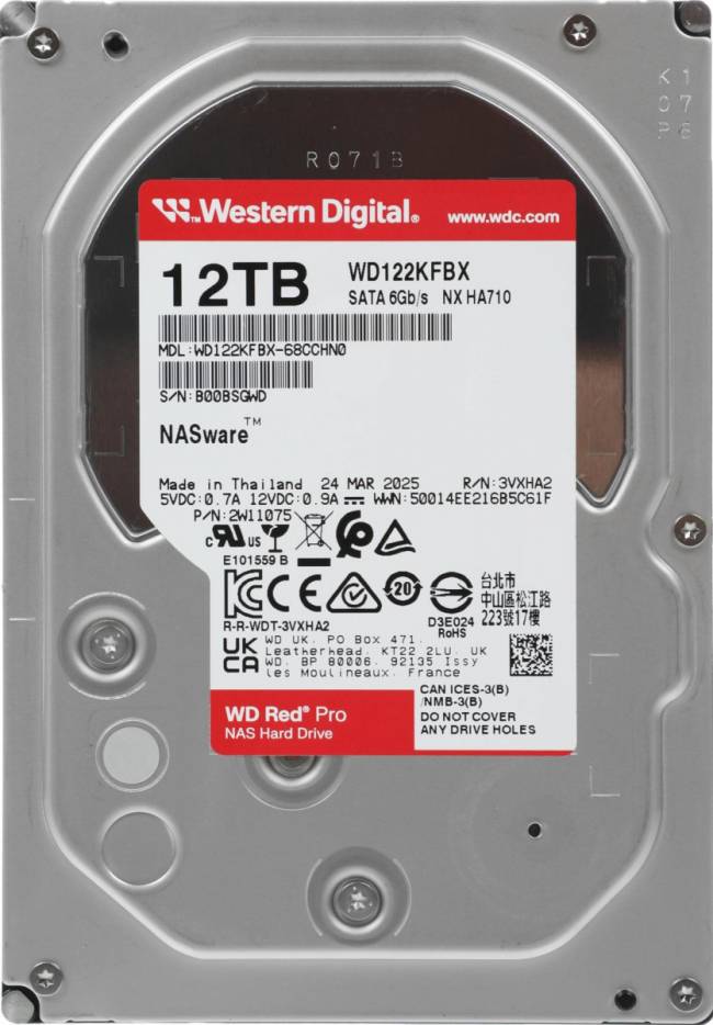 Жесткий диск WD WD122KFBX — для бизнеса и офиса