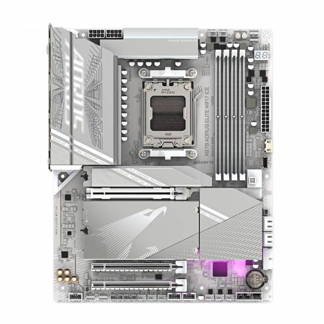 Материнская плата Gigabyte X870 AORUS ELITE WIFI7 ICE — для бизнеса и офиса Материнская плата Gigabyte X870 AORUS ELITE WIFI7 ICE — для бизнеса и офиса