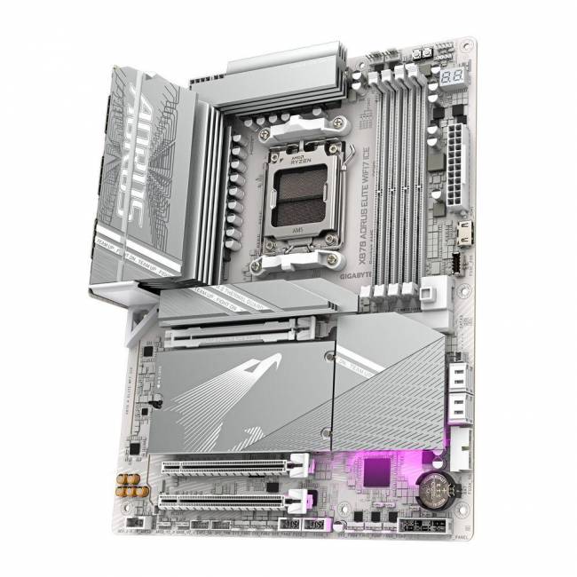 Материнская плата Gigabyte X870 AORUS ELITE WIFI7 ICE — для бизнеса и офиса Материнская плата Gigabyte X870 AORUS ELITE WIFI7 ICE — для бизнеса и офиса