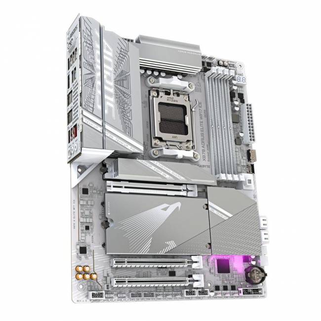 Материнская плата Gigabyte X870 AORUS ELITE WIFI7 ICE — для бизнеса и офиса Материнская плата Gigabyte X870 AORUS ELITE WIFI7 ICE — для бизнеса и офиса