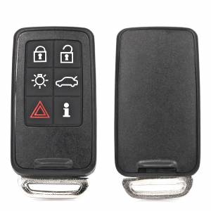 Ключ смарт VOLVO S60/V40 ID46 PCF7945A/PCF7953A 433 MHz FSK с Keyless + вставка HU101