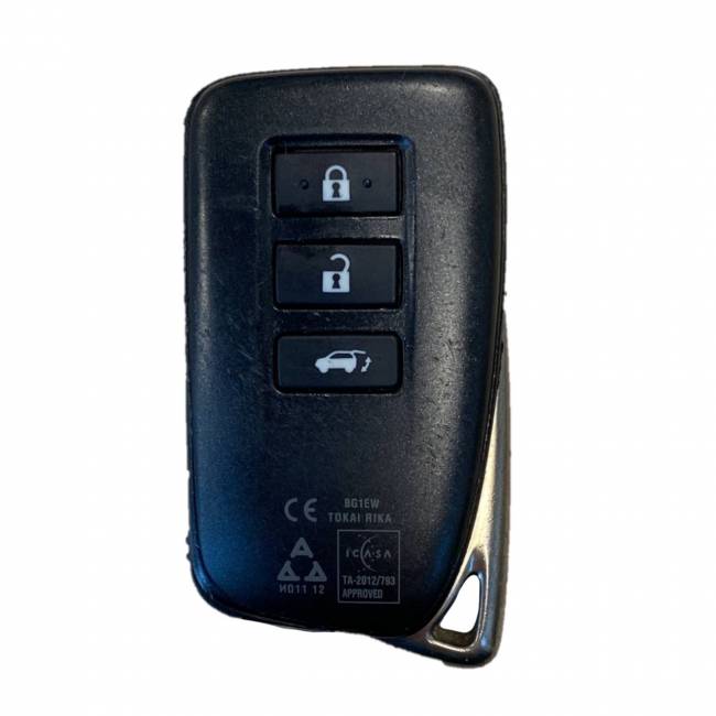 Ключ смарт LEXUS NX200/300H 2014-2020, LX450D/LX570 2015-2019, MDL BG1EW P1 8A 433 MHz FSK б/у — для бизнеса и офиса Ключ смарт LEXUS NX200/300H 2014-2020, LX450D/LX570 2015-2019, MDL BG1EW P1 8A 433 MHz FSK б/у — для бизнеса и офиса
