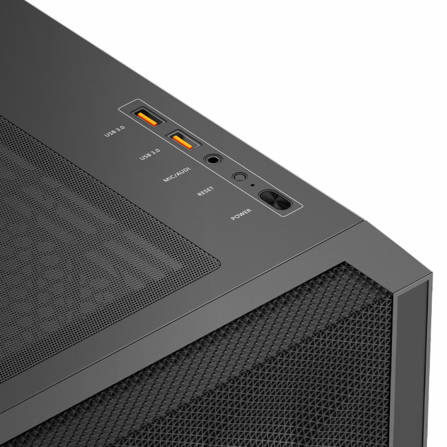 Корпус без блока питания PcCooler C3D510 BK — для бизнеса и офиса