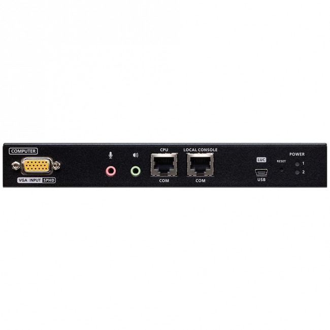 Удлинитель, VGA KVM USB/PS2, управление по IP, Rackmount/Desktop, 10/100 Base-T, с KVM-шнурами PS2 1х1.2м.;USB 1x1.2м., TCP/IP, (Virtual Media;WIN98SE/ME/2000/XP/FREE-BSD/LINUX 7.0 или выше;1600x1200 60Hz;) ATEN CN9000 — для бизнеса и офиса