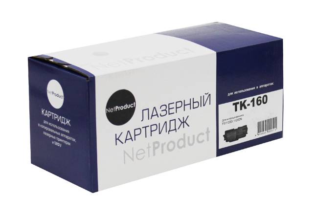 Тонер-картридж NetProduct (N-TK-160) для Kyocera FS-1120D/ECOSYS P2035d, 2,5K — для бизнеса и офиса