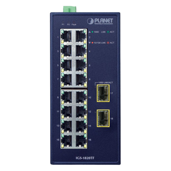 коммутатор PLANET IGS-1820TF — для бизнеса и офиса