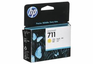 Картридж 711 для HP DJ T120/T520, 29мл (O) жёлтый CZ132A