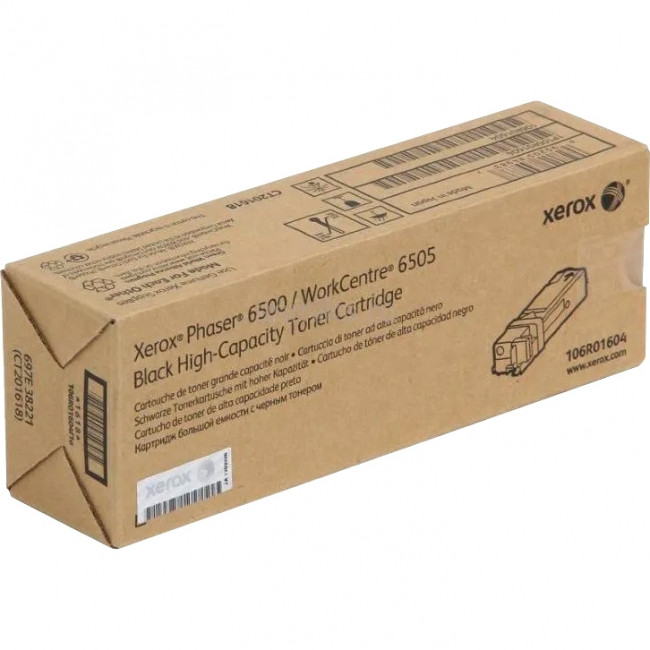 Тонер-картридж черный Xerox 106R01604