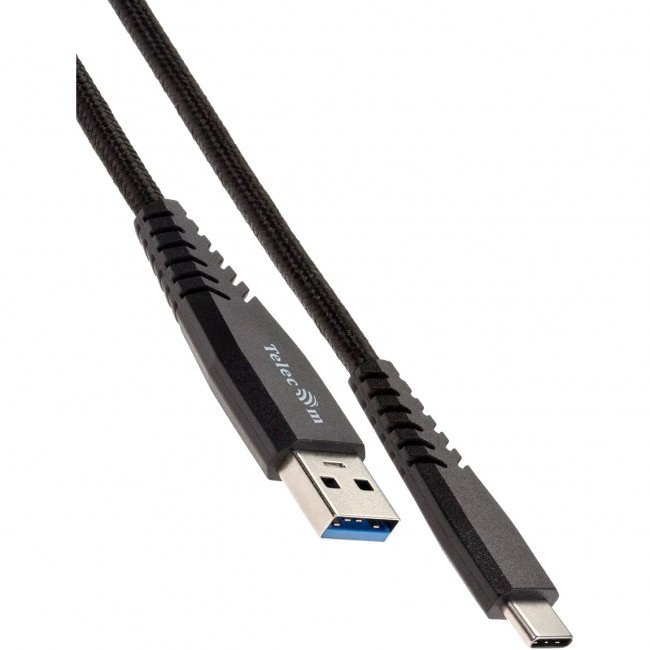 Кабель-адаптер USB 3.1 Type-Cm --> USB 3.0 Am, 2метра  Telecom <TC402B-2M> Адаптер-переходник Telecom USB 3.1 Type C M/USB 3.0 Type A M(TC402B-2M) — для бизнеса и офиса