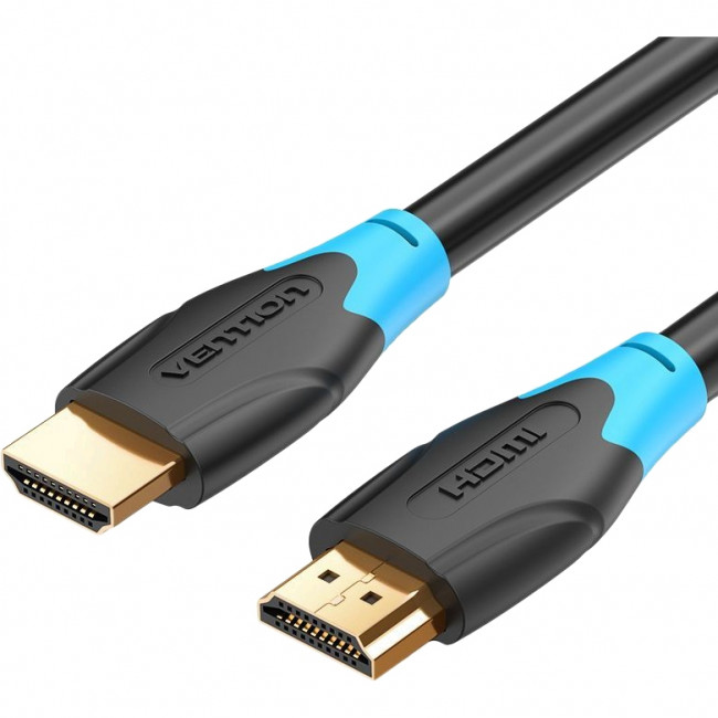 Кабель Vention HDMI High speed v2.0 with Ethernet 19M/19M - 1.5м Кабель Vention HDMI(m)/HDMI(m) - 1.5 м (AACBG) — для бизнеса и офиса