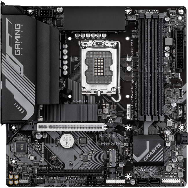 Материнская плата Gigabyte B760M G X DDR4 GEN5 — для бизнеса и офиса Материнская плата Gigabyte B760M G X DDR4 GEN5 — для бизнеса и офиса