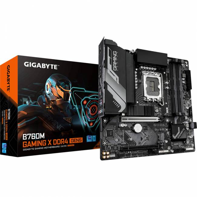 Материнская плата Gigabyte B760M G X DDR4 GEN5 — для бизнеса и офиса Материнская плата Gigabyte B760M G X DDR4 GEN5 — для бизнеса и офиса