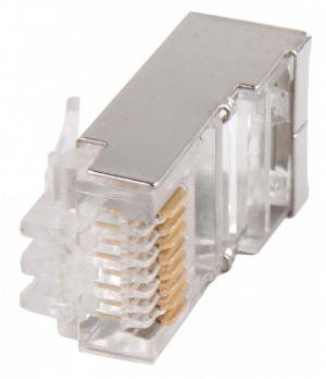 Разъём RJ-45 FTP для кабеля кат. 5Е GENERICA ITK CS3-1C5EF-G